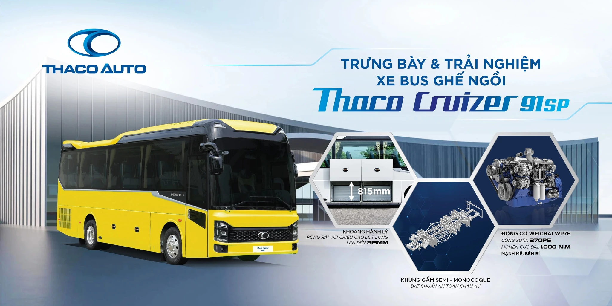 Giới thiệu và trải nghiệm xe bus ghế ngồi THACO Cruizer 91SP thế hệ mới